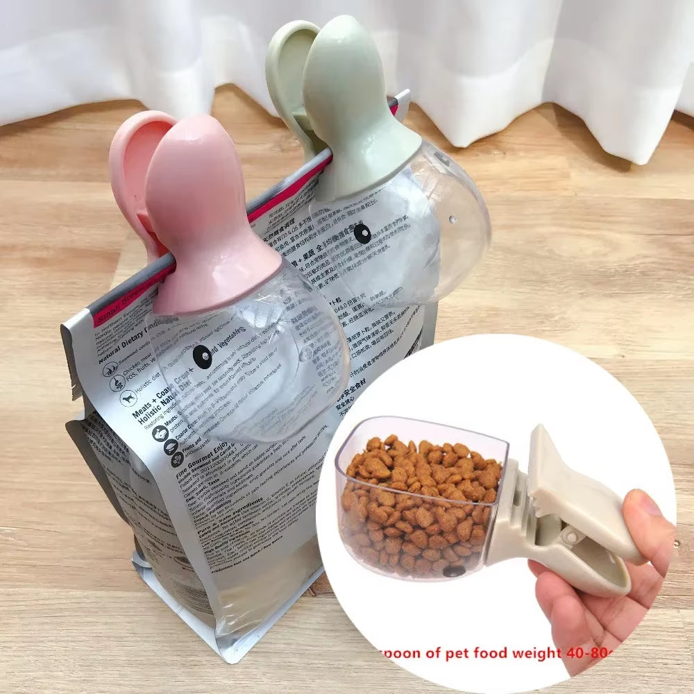 1Pc Pet Food Spoon for Cat Dog Bowls Multi-Function Bowl for Cat Dog Food Water Bowl Fountain