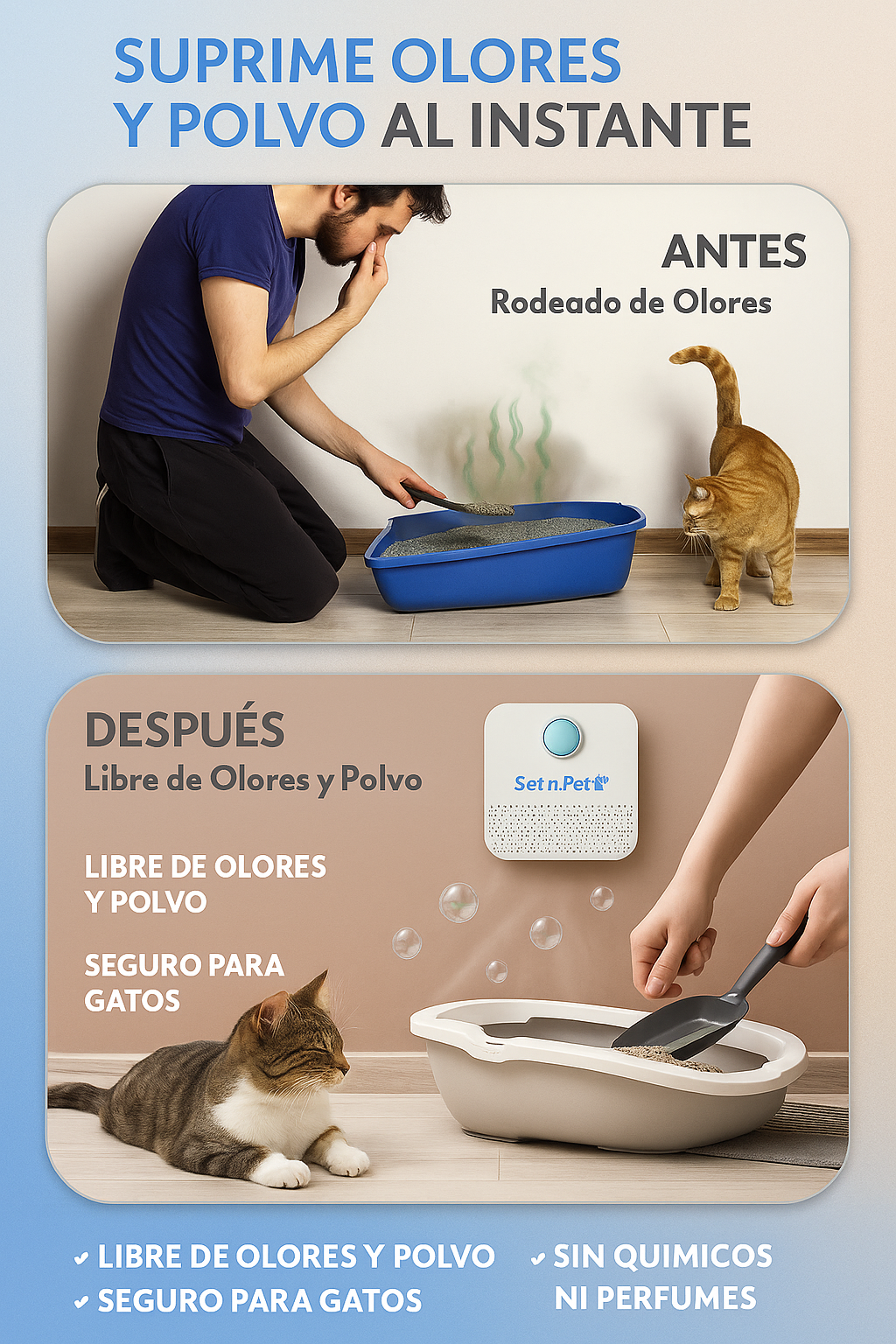 PetFresh | Dile adiós al mal olor en segundos